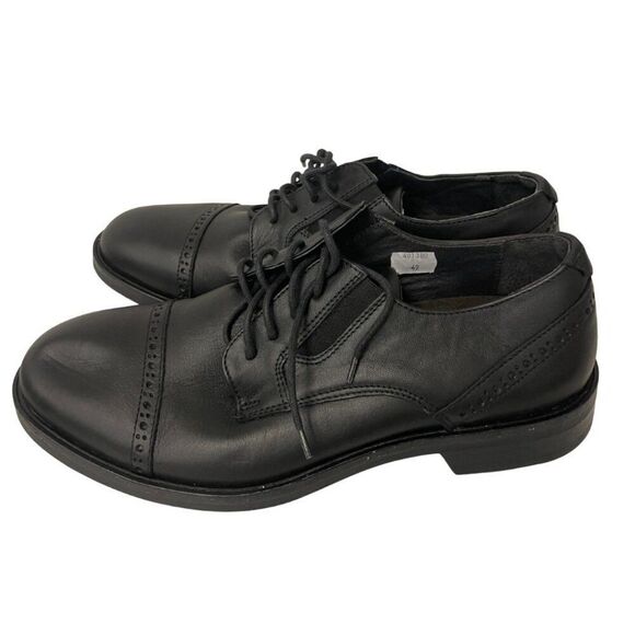 Naot Mens Bondos Oxford Dress Shoes Size EU 43 US 9 Black Lace Up Leather NWOB